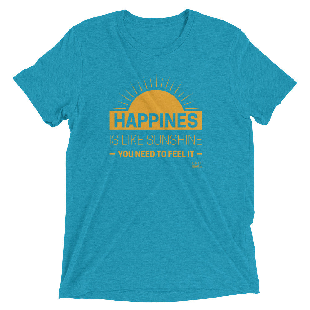 Triblend Short Sleeve T-shirt - Happiness