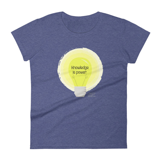 Women's Short Sleeve T-shirt - Knowledge is Power