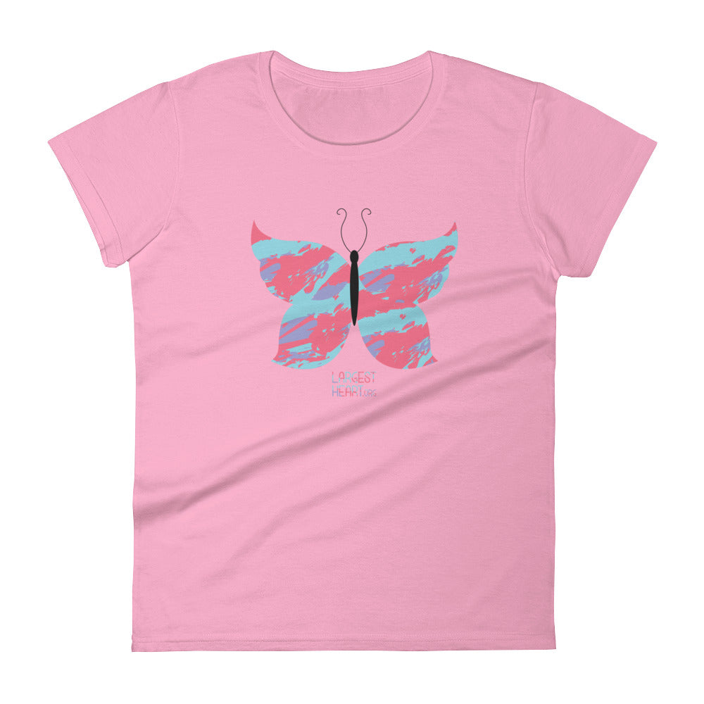 Women's Short Sleeve T-shirt - Butterfly