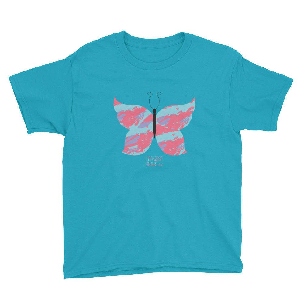 Youth Short Sleeve T-Shirt - Butterfly