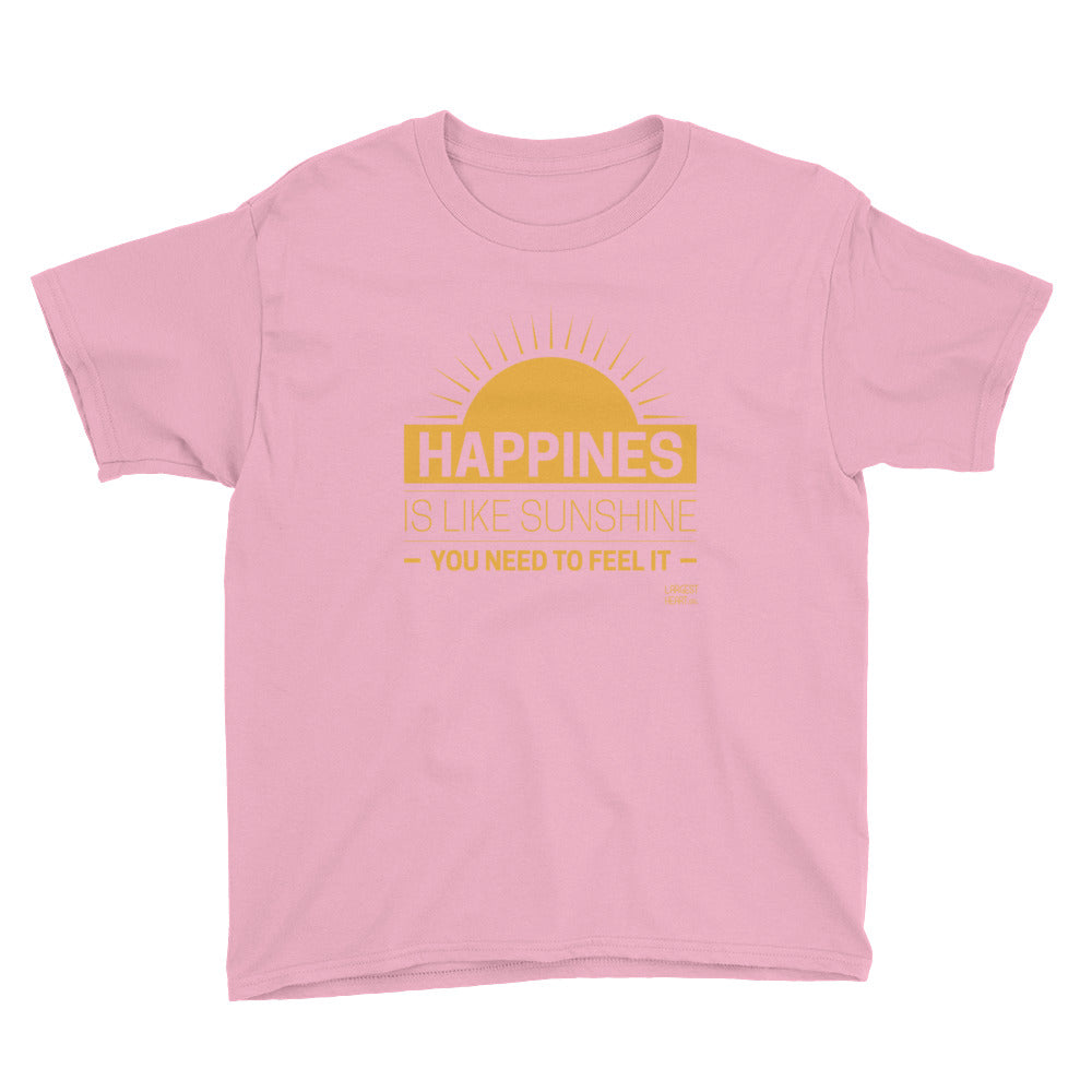 Youth Short Sleeve T-Shirt - Happiness