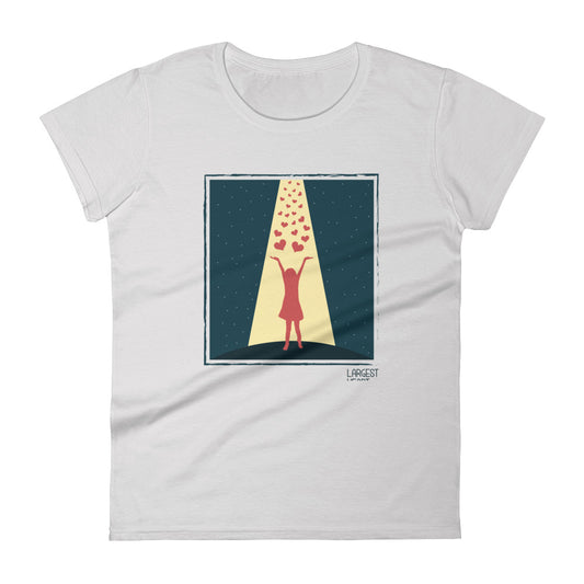 Women's Short Sleeve T-shirt - Hearts from Heaven