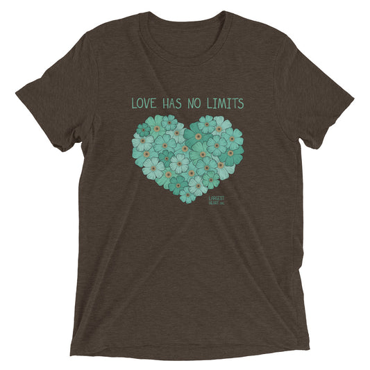 Triblend Short Sleeve T-shirt - Flower