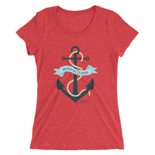 Ladies' short sleeve t-shirt - Anchored
