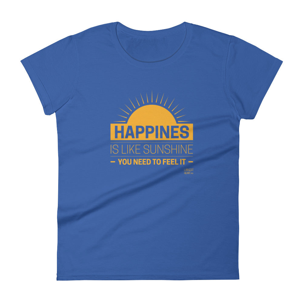 Women's Short Sleeve T-shirt - Happiness