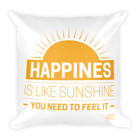 Square Pillow - Happiness