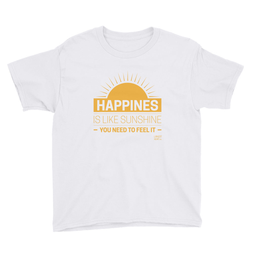 Youth Short Sleeve T-Shirt - Happiness