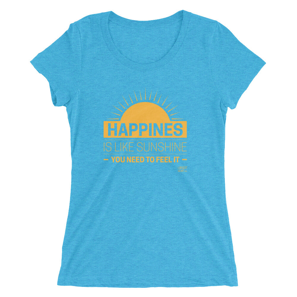 Ladies' short sleeve t-shirt - Happiness
