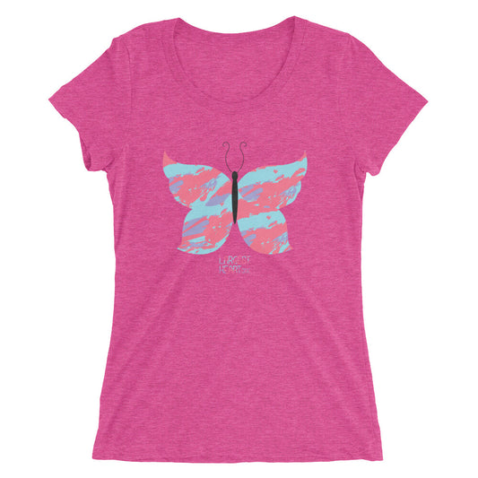 Ladies' short sleeve t-shirt - Butterfly