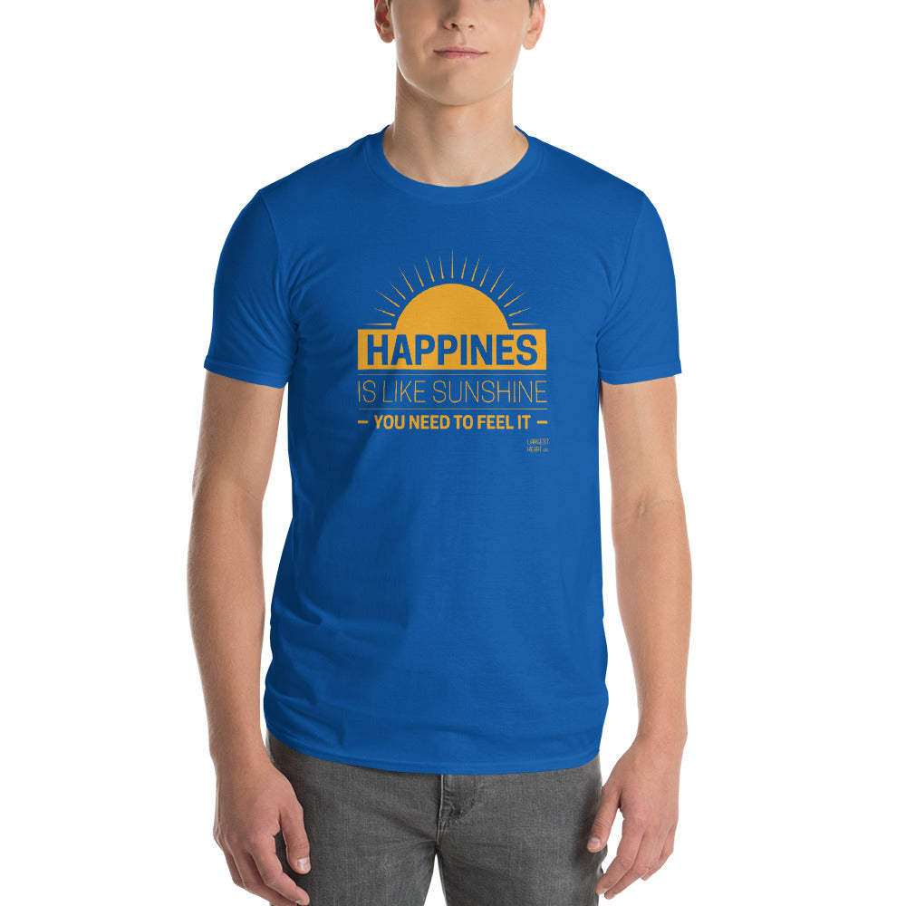 Men's Short Sleeve T-Shirt - Happiness