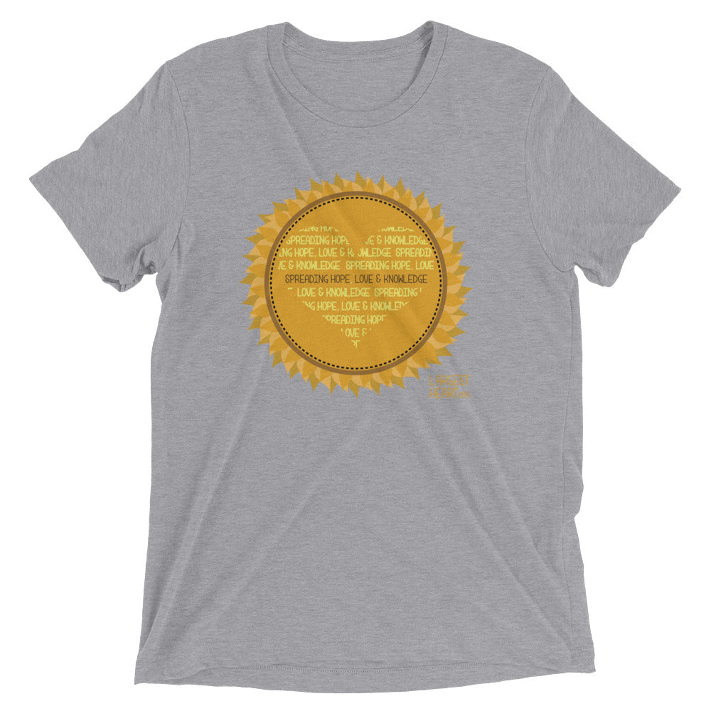 Triblend Short Sleeve T-shirt - Sunflower