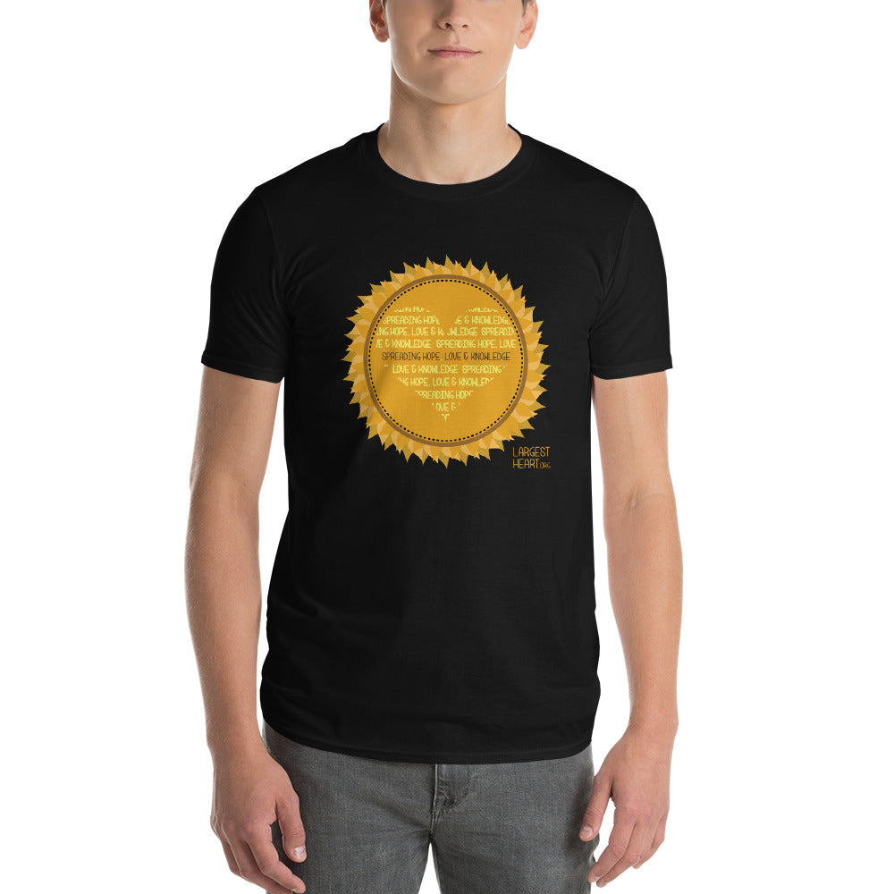 Men's Short Sleeve T-Shirt - Sunflower