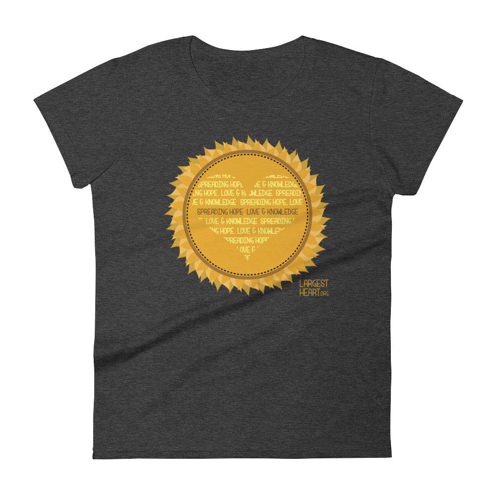 Women's Short Sleeve T-shirt - Sunflower