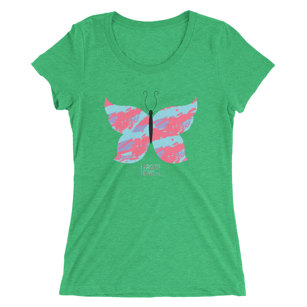 Ladies' short sleeve t-shirt - Butterfly