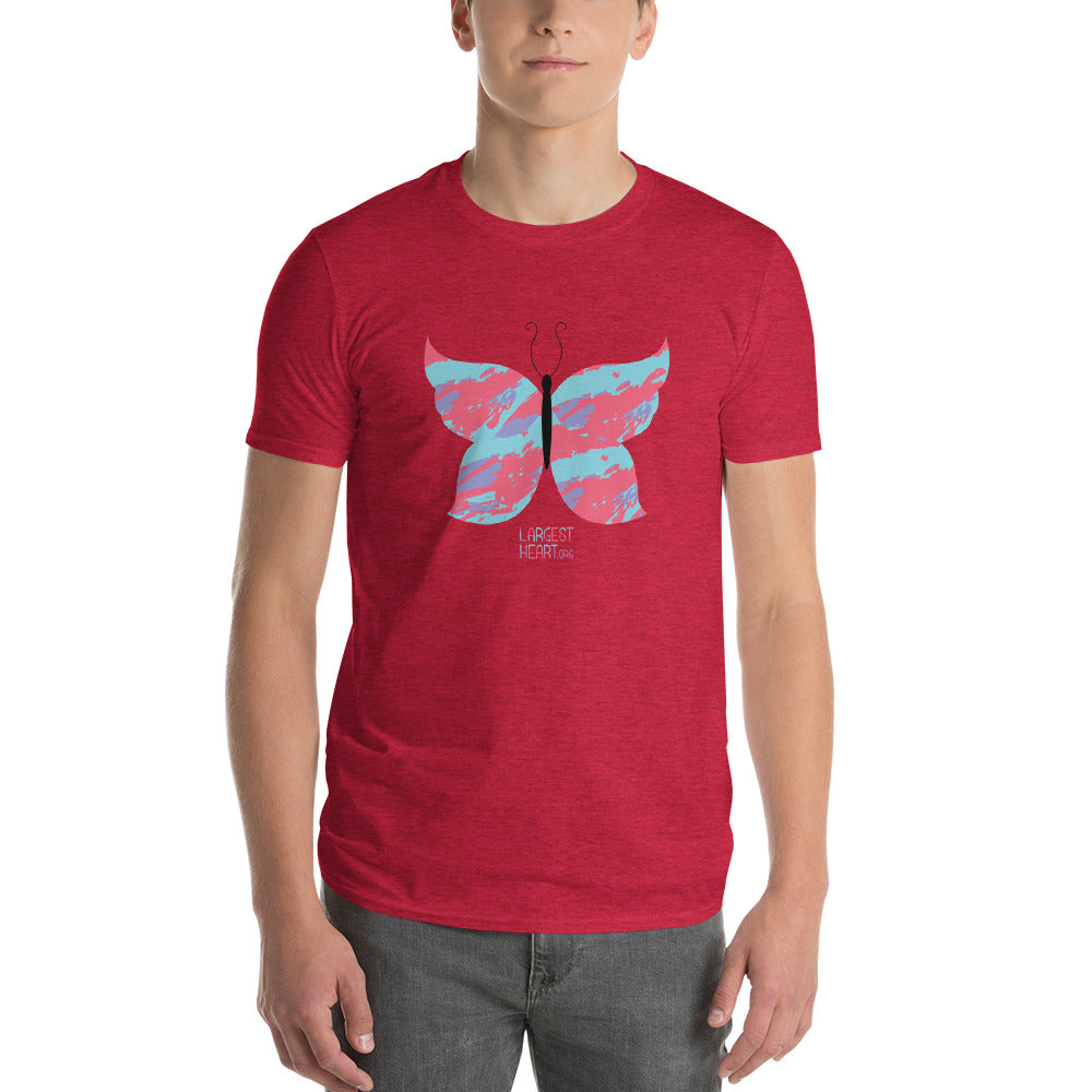 Men's Short Sleeve T-Shirt - Butterfly